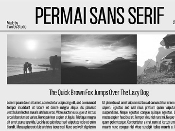 Permai - Modern Sans Sterif Typeface preview picture