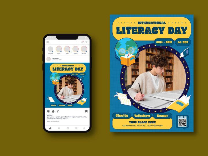 World Literacy Day Flyer