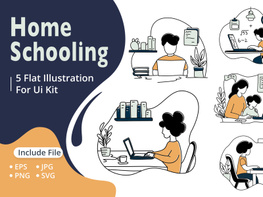 Home Schooling Student online preview picture