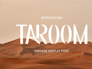 Taroom - Vintage Display Font preview picture