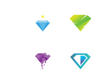 Diamond Logo Template vector icon illustration design
