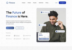 Finovo - Fintech Landing Page