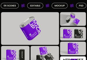 Coffee Can Mockup