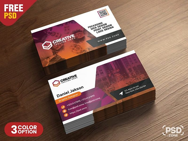 Corporate Business Card Designs PSD