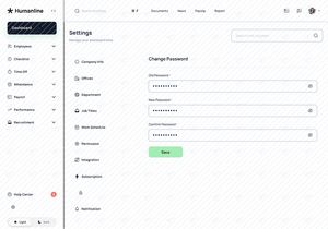 HR Management Dashboard UI Kit