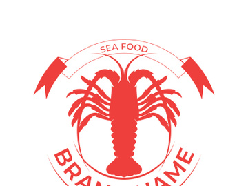 Vintage lobster logo preview picture