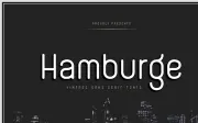 Hamburge Vintage Sans Serif Font