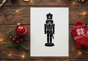 Ikon Siluet Gigi Natung Hitam untuk Desain Natal dan Dekorasi Musim Dingin yang Meriah