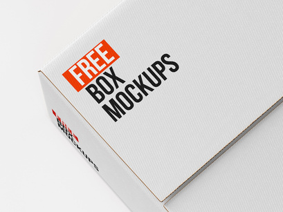 7 Box Mockups
