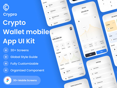 Crypto Wallet App UI Kit