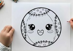 cute clock face with eyes and smile vector illustration