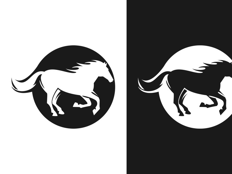 Horse logo, Horse logo design, Horse head