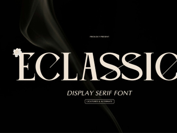 Eclassio | Display Serif Font preview picture
