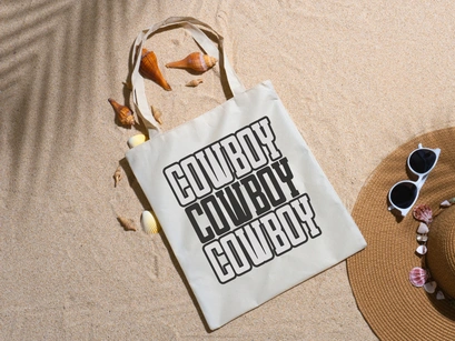 Sunrise Cowboy - Modern Slab Serif Font