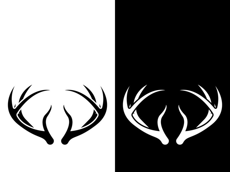 Deer logo template vector icon illustration design