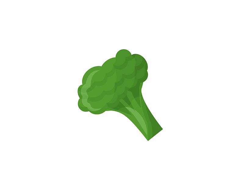 Broccoli cartoon vector illustration