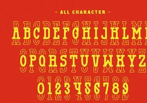 Famous Stacked - Vintage Stacked Font