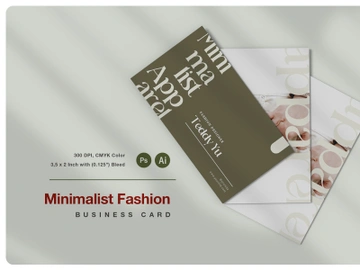 Minimalist Fashion Business Card preview picture