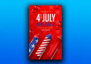 USA Independence Day Sale Banner 05