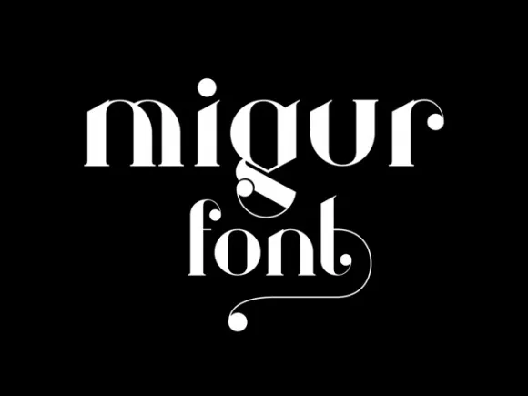 Migur Free Font