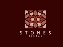Stone Logo, Premium Elegant Design, Stone Balance Vector