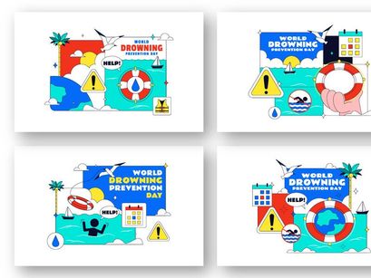 10 World Drowning Prevention Day Illustration