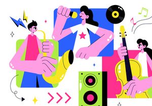 10 Virtual Concert Illustration