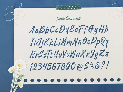 Blau Forte | Casual Handwritten