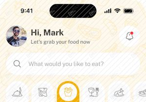 Food App concept design