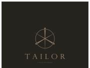 tailor logo icon illustration template combination of buttons for clothes, thread and sewing machine, for clothing product design, convection companies, fashion in vector form