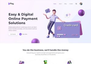 Credit Card Landing Page Design