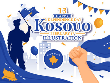 13 Kosovo Independence Day Illustration preview picture