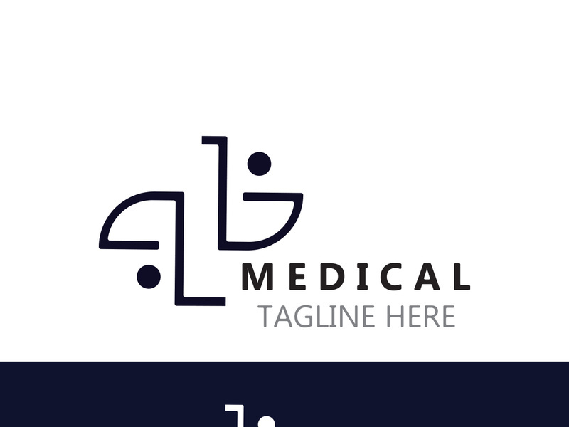 Medical  logotype health care simple modern design illustration template