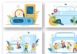 15 MP3 Player Illustration