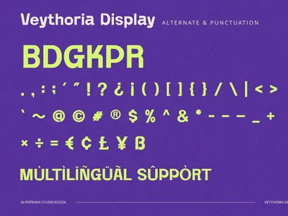 Veythoria - Display Font