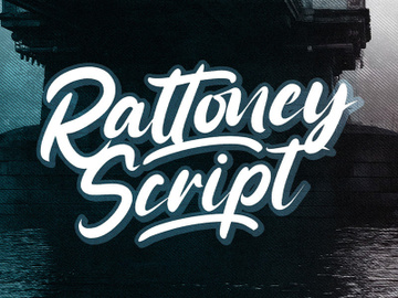 Rattoney - Bold Script Font preview picture