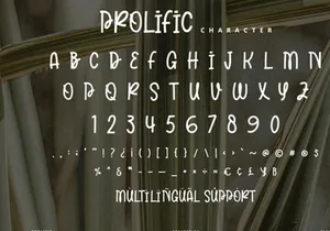 Prolific - Playful Font