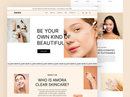 Skincare Landing Page Concept preview picture