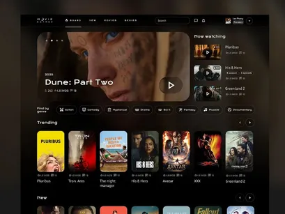 MovieHubber v1.0 - Premium Movie Script (Dark UI + Telegram Bot + SEO Pronto)