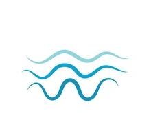 Water wave icon vector illustration design logo