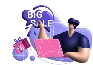 cashback coupon 3d rendering Illustration