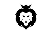 Lion Head  Logo design vector template