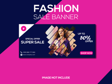 Fashion Sale Banner Template preview picture