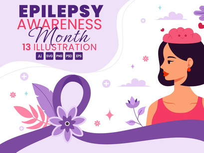 13 National Epilepsy Awareness Month Illustration