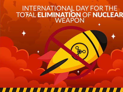 10 Day for the Elimination of Nuclear Weapon Illustration