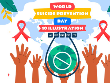 10 World Suicide Prevention Day Illustration preview picture