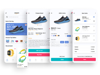 eCommerce App - Amazon Redesign Concept