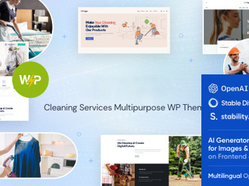 SpotlessDesign - Cleaning Services Multipurpose WordPress Theme v2.1.2 preview picture