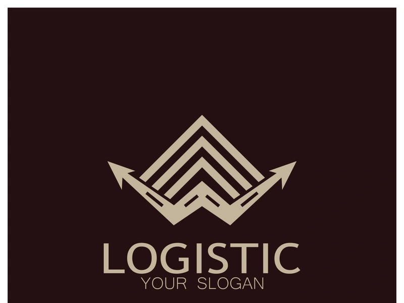 logistics logo icon illustration vector design  distribution symbol  delivery of goods  economy  finance
