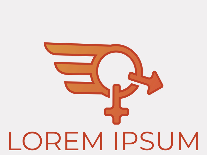 Gender logo design
